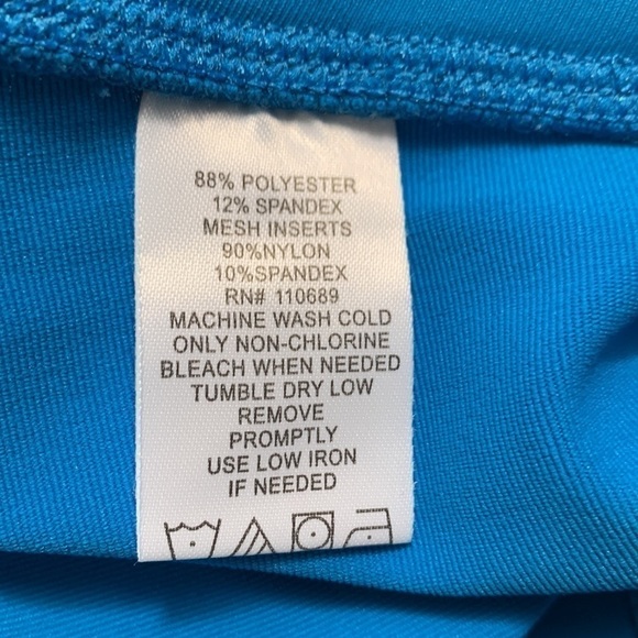 CEE bee CHERYL BURKE Leggings Size M Crop Pants with Mesh Inserts Size Medium - Picture 7 of 8